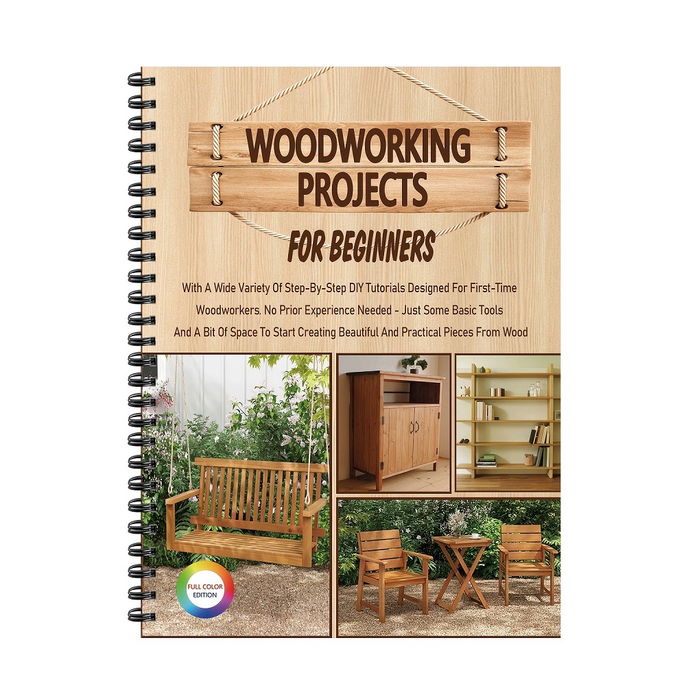 Woodworking Ebook - 초보자를 위한 목공 프로젝트 책, 간단하고