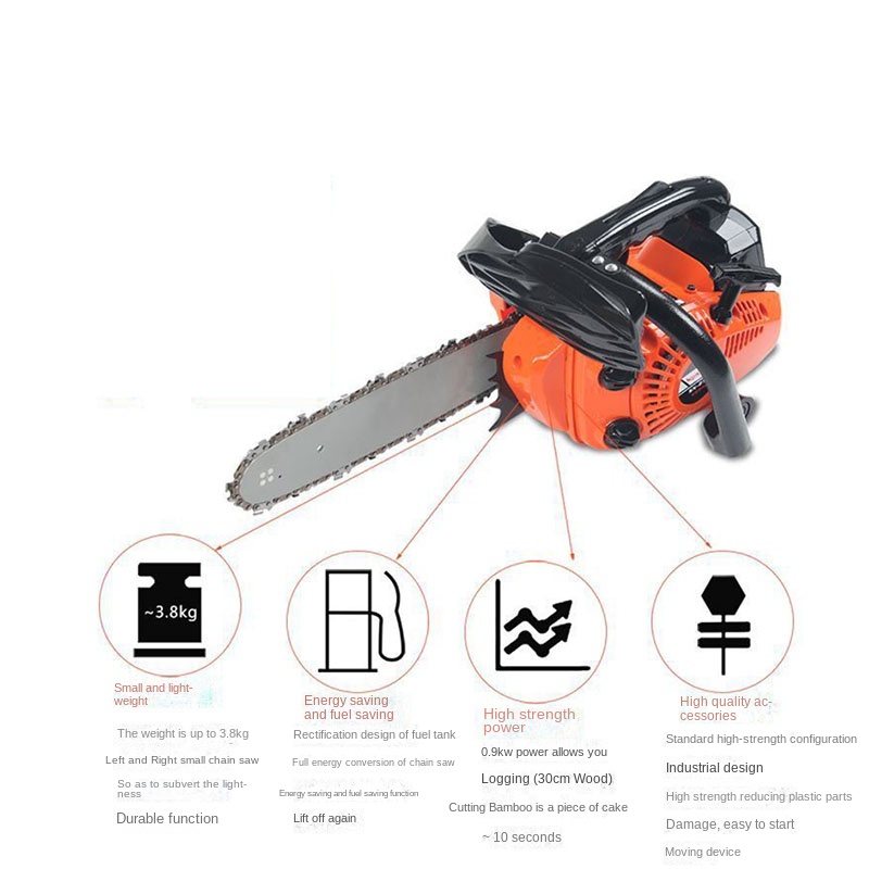 Woodworking Power Tools - 12인치 고출력 전기 체인톱, 가정용 목공