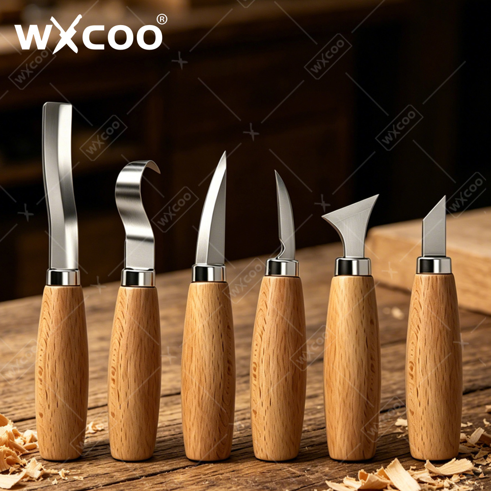 Woodworking Equipment - WXCOO 인체공학적 목공 조각용 훅 치즐