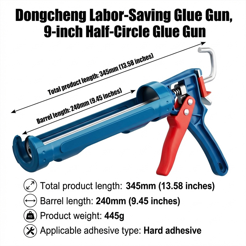 9인치 360 °   회전식 다기능 수동 코킹건 실리콘 - Woodworking Glue Applicator 리뷰 및 가격