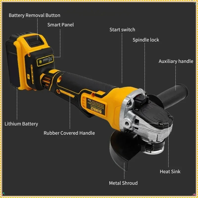 듀월트 DCG406 125mm 브러시리스 각도 연삭기, - Woodworking Power Tools 리뷰 및 가격