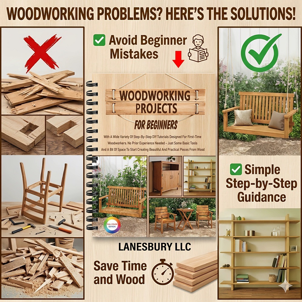 초보자를 위한 목공 프로젝트 책, 간단하고 실용적인 프 - Woodworking Ebook 리뷰 및 가격