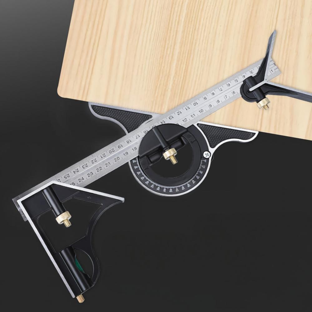 조절 가능한 슬라이딩 콤비네이션 스퀘어 자, 금속 자  - Woodworking Equipment 리뷰 및 가격