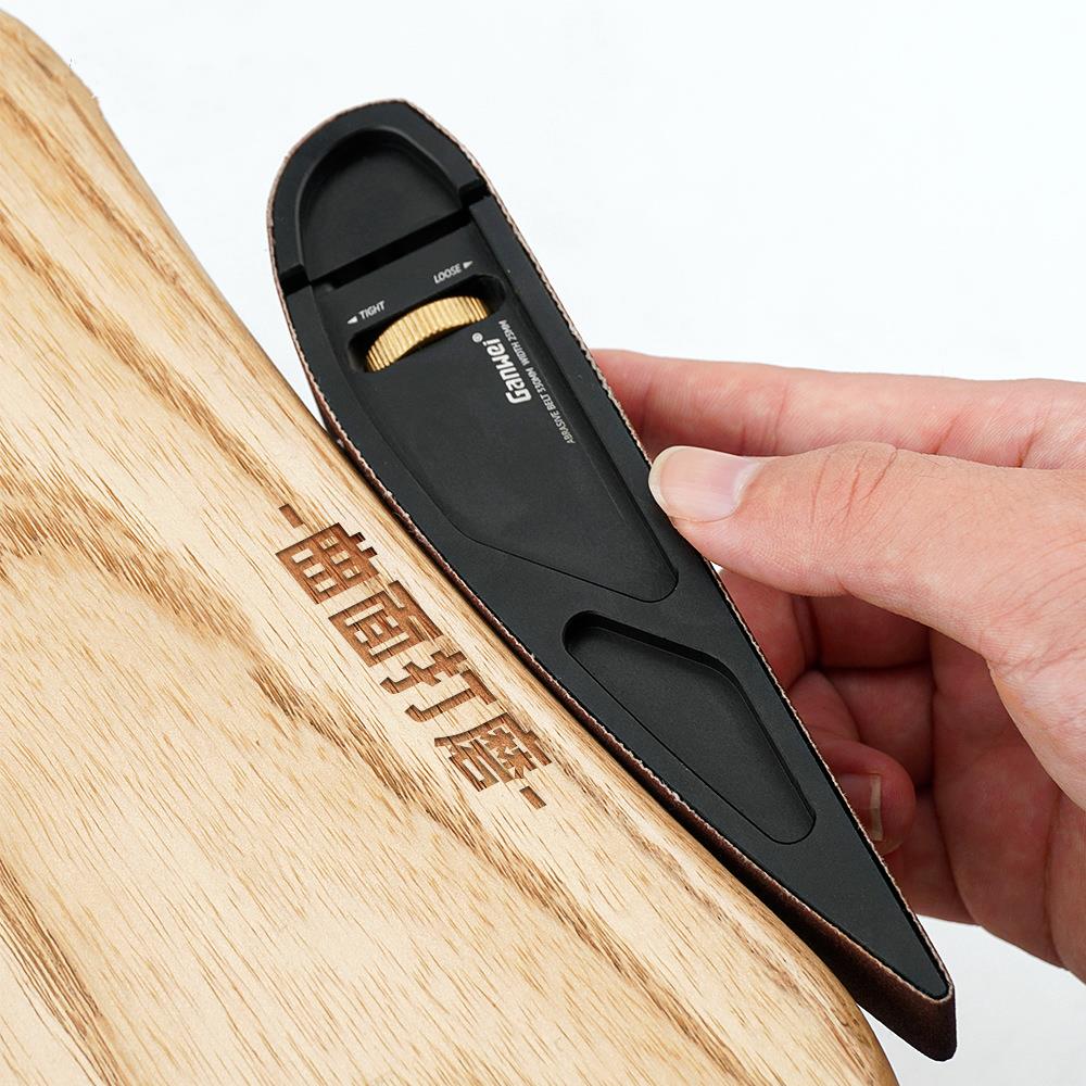 사포 홀더 휴대용 조정 가능한 수동 곡선 평면 샌드 벨 - Woodworking Shop 리뷰 및 가격