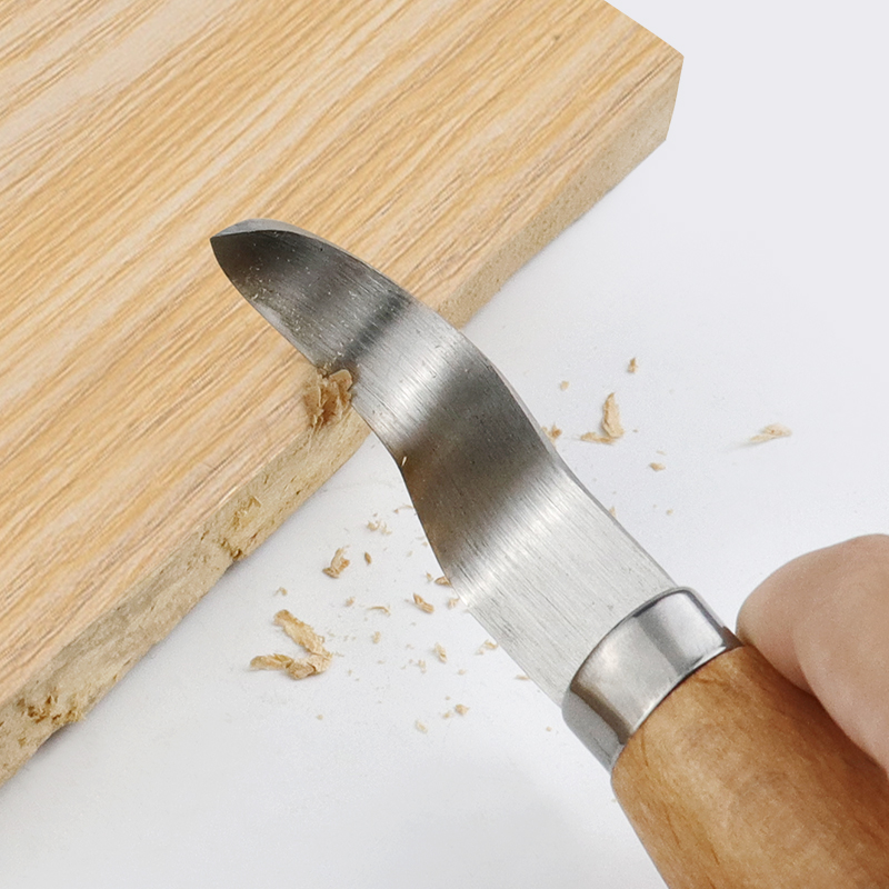 스테인리스 철 조각 칼 너도밤나무 손잡이 곡선형 직선형 - Woodworking Shop 리뷰 및 가격