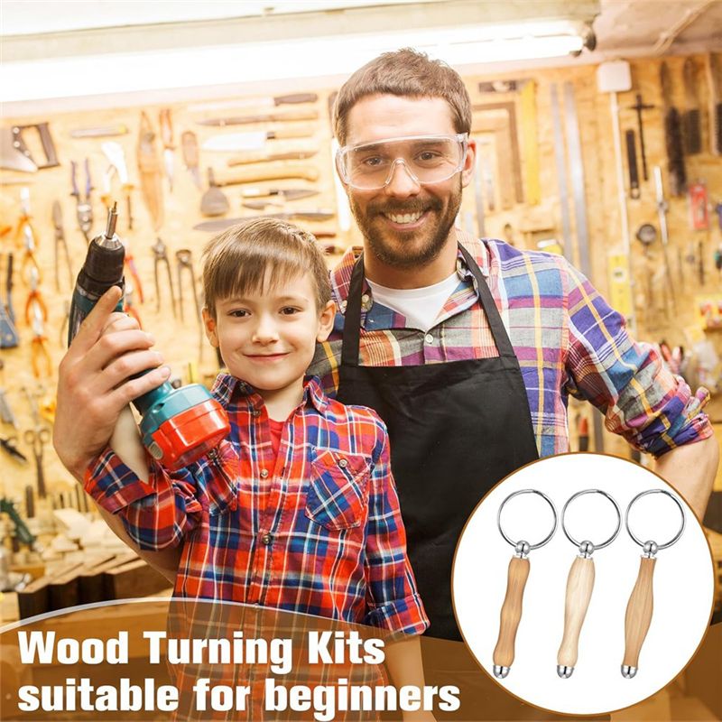 12Pcs Woodturning 키 체인 키트 목재 터 - Woodworking Shop 리뷰 및 가격