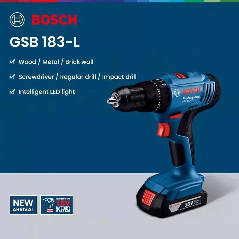 보쉬 GSB183-LI 18V 무선 임팩트 드릴, 강력 - Woodworking Power Tools 리뷰 및 가격