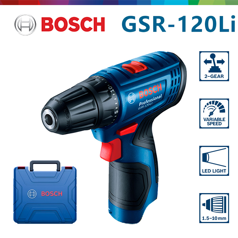 보쉬 GSR 120-LI 12V 리튬 전기 드릴 충전식 - Woodworking Power Tools 리뷰 및 가격