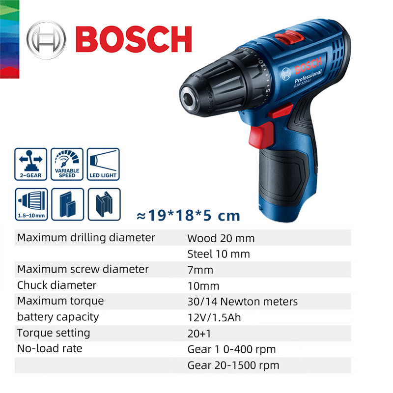 보쉬 GSR 120-LI 12V 리튬 전기 드릴 충전식 - Woodworking Power Tools 리뷰 및 가격