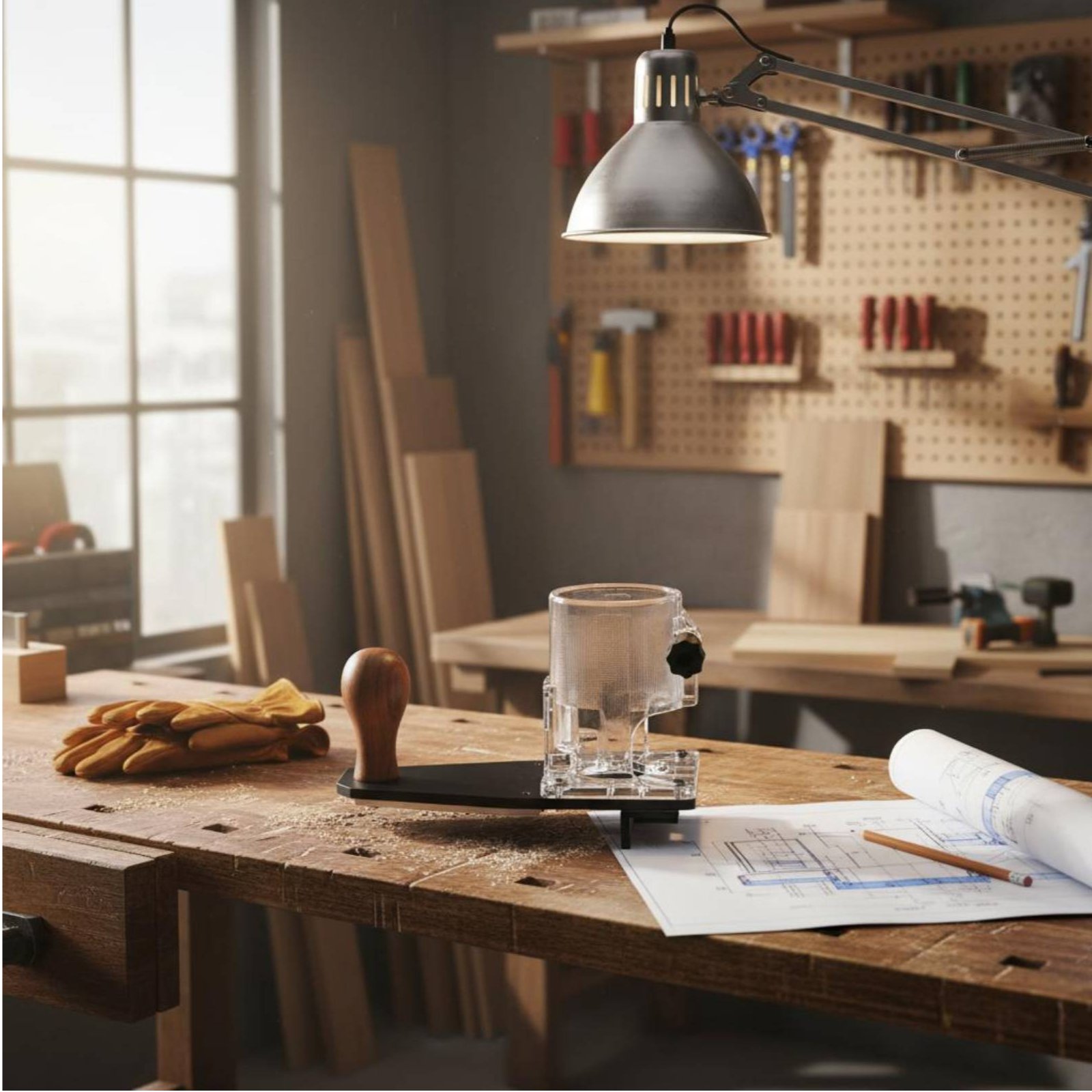 보더 트리밍 베이스 오래 지속되는 구조 라운드오버 라우 - Woodworking Power Tools 리뷰 및 가격