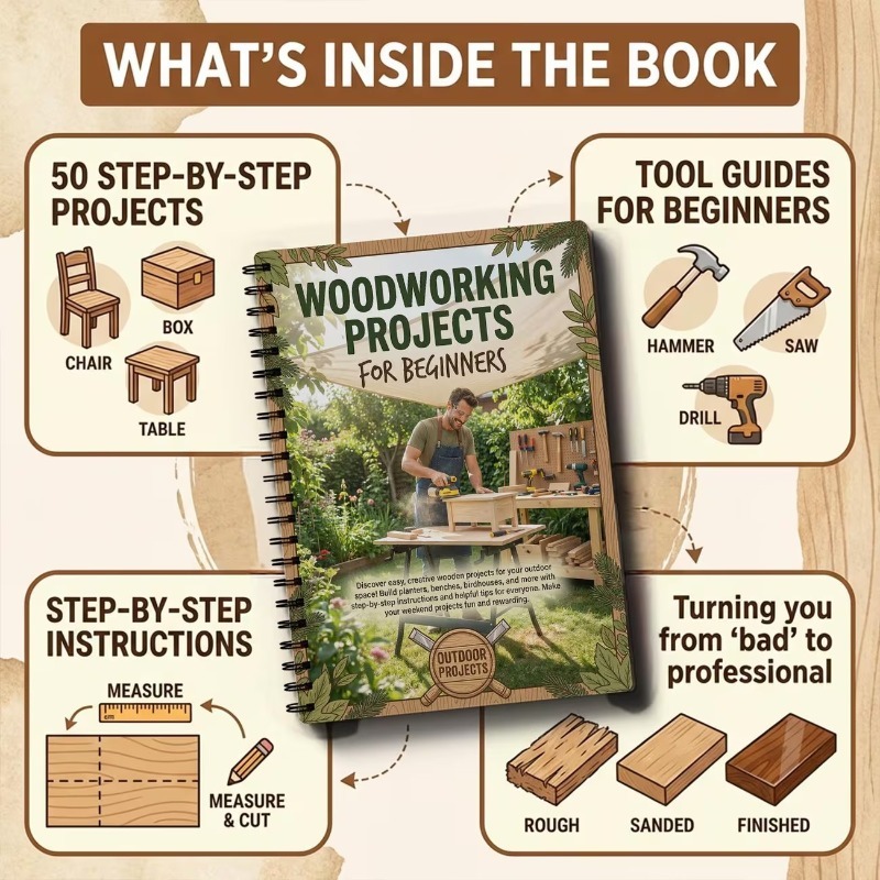 초보자를 위한 목공 프로젝트 계획, 간단한 DIY 홈  - Woodworking Ideas For Beginners 리뷰 및 가격
