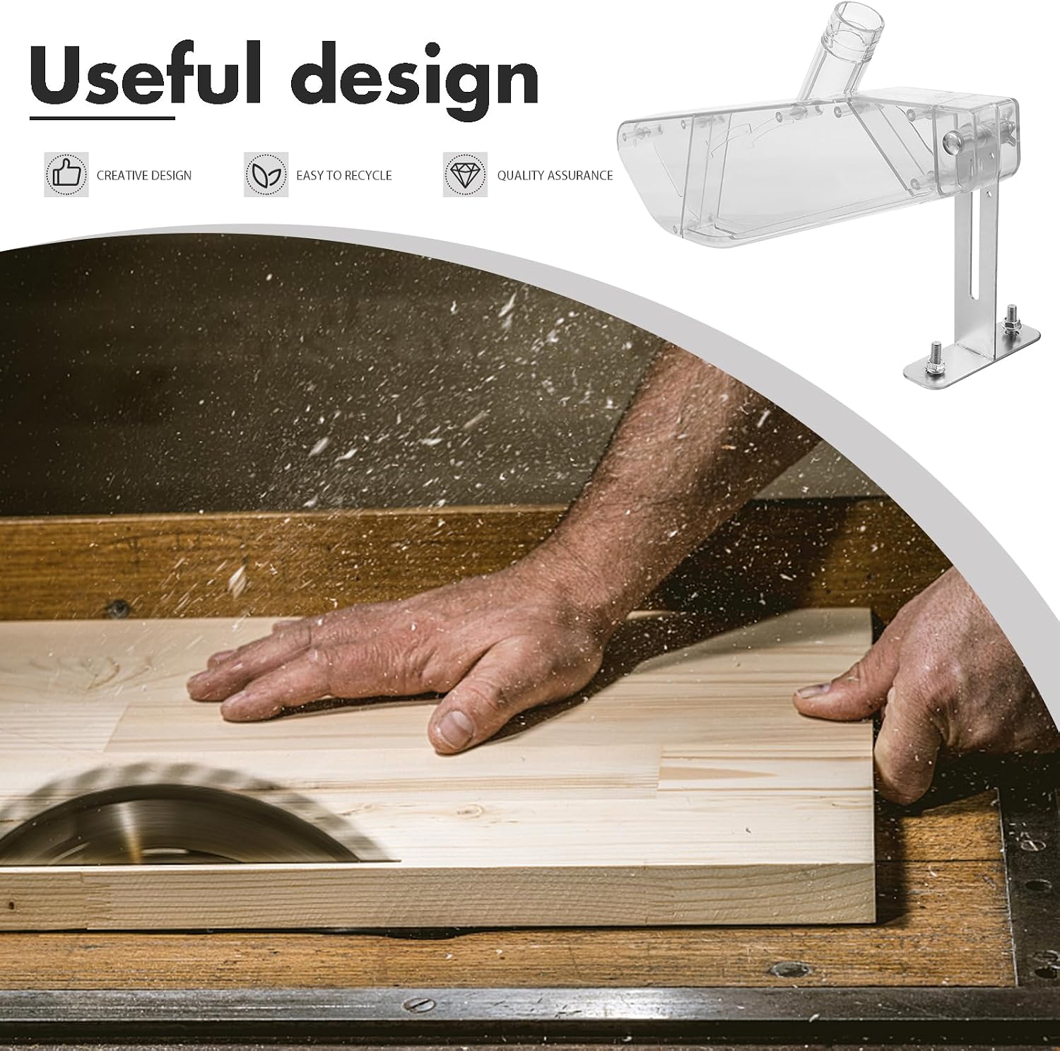 목공 테이블 톱 보호 커버 전기 원형 톱용 투명 먼지  - Woodworking Equipment 리뷰 및 가격